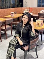 ব্ল্যাক ব্যাড়ি এমব্রয়ডারি করা সুতি কাপড়ের টু-পিস - Image 2