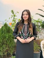 🌸Mira Embroidery Hand Mirror Work Suit💚 - Image 8