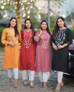 🌸Mira Embroidery Hand Mirror Work Suit💚 - Image 2