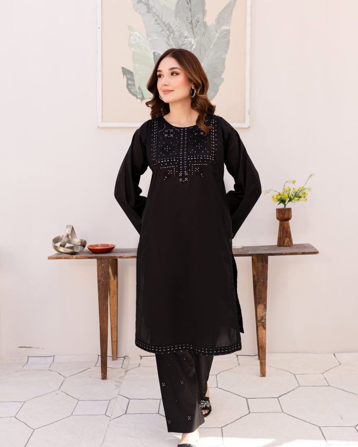 🖤 Noir Spark – Elegant Sequin Kurti ✨ - Image 8
