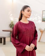 🖤 Noir Spark – Elegant Sequin Kurti ✨ - Image 2
