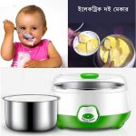 🍶 বৈদ্যুতিক দই মেকার – ১ লিটার (Green & Pink) - Image 5